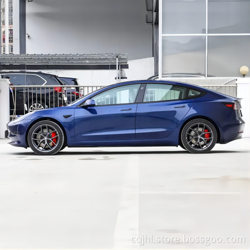 Pure Electric Car Tesla Model 3 Long Battery Life High Performance Long Range 675km New Energy Vehicle With Front And Rear Radar